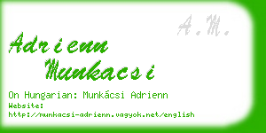 adrienn munkacsi business card